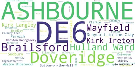 de6 5ht|Area Information for Sudbury, Ashbourne, DE6 5HT .